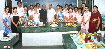 Salad Decoration Competition Organized By Yuvashakti Model School