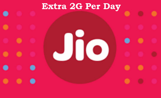 Reliance Jio brings additional 2GB per day 4G data on existing prepaid plans