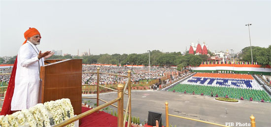PM Modi address the Nation on the 72nd Independence Day 2018 