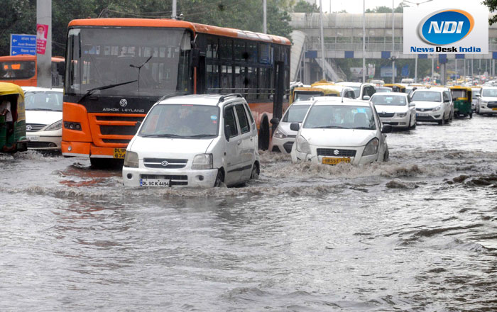 Heavy downpour, waterlogging in Delhi-NCR