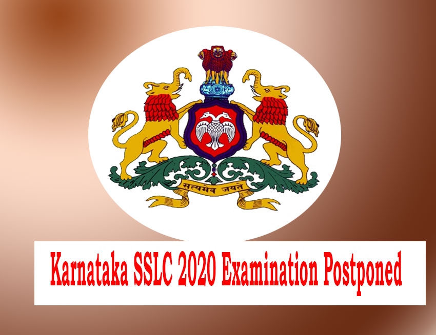 SSLC Examination 2020 Postponed: Karnataka SSLC Examination scheduled from 27th March Postponed due to Coronavirus Outbreak