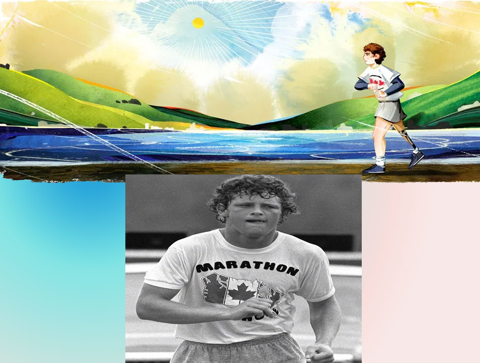 Google Doodle honors cancer activist Terry Fox by replacing home page logo