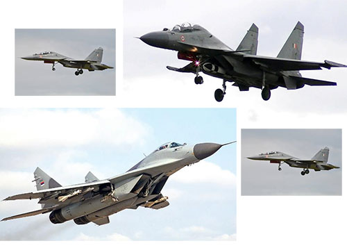 India is said to bolster its Air Force by procuring  21 MIG-29 and 12 Sukhoi fighter jets.